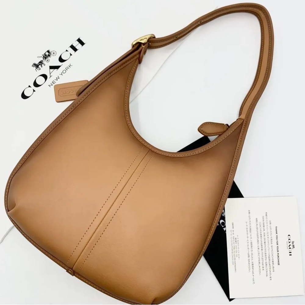 Coach Ergo Shoulder Bag In Original Natural Leather - Picture 10 of 16